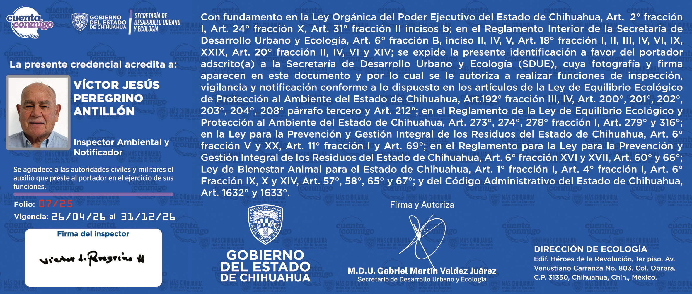 Víctor Jesús Peregrino Antillón